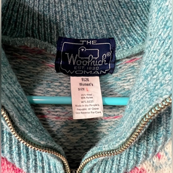 Vintage Woolrich Quarter Zip - Picture 3 of 4